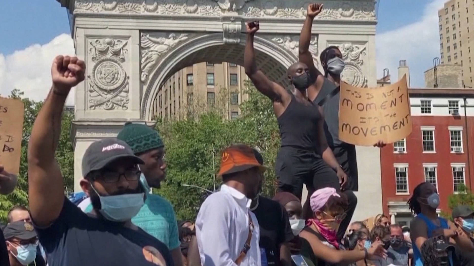 “The Time Is Now” Tens of Thousands in NYC March for Justice, Peace