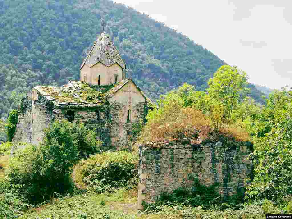 The&nbsp;Yeritsmankants monastery in the forested Martakert region