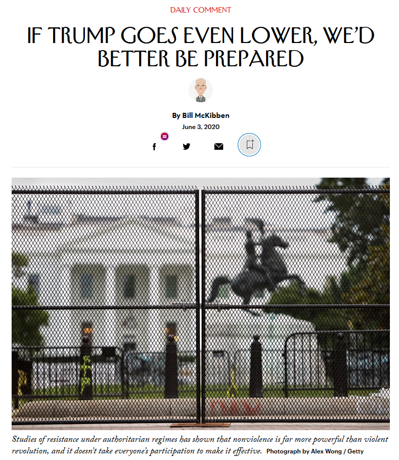 New Yorker: If Trump Goes Even Lower, We’d Better Be Prepared