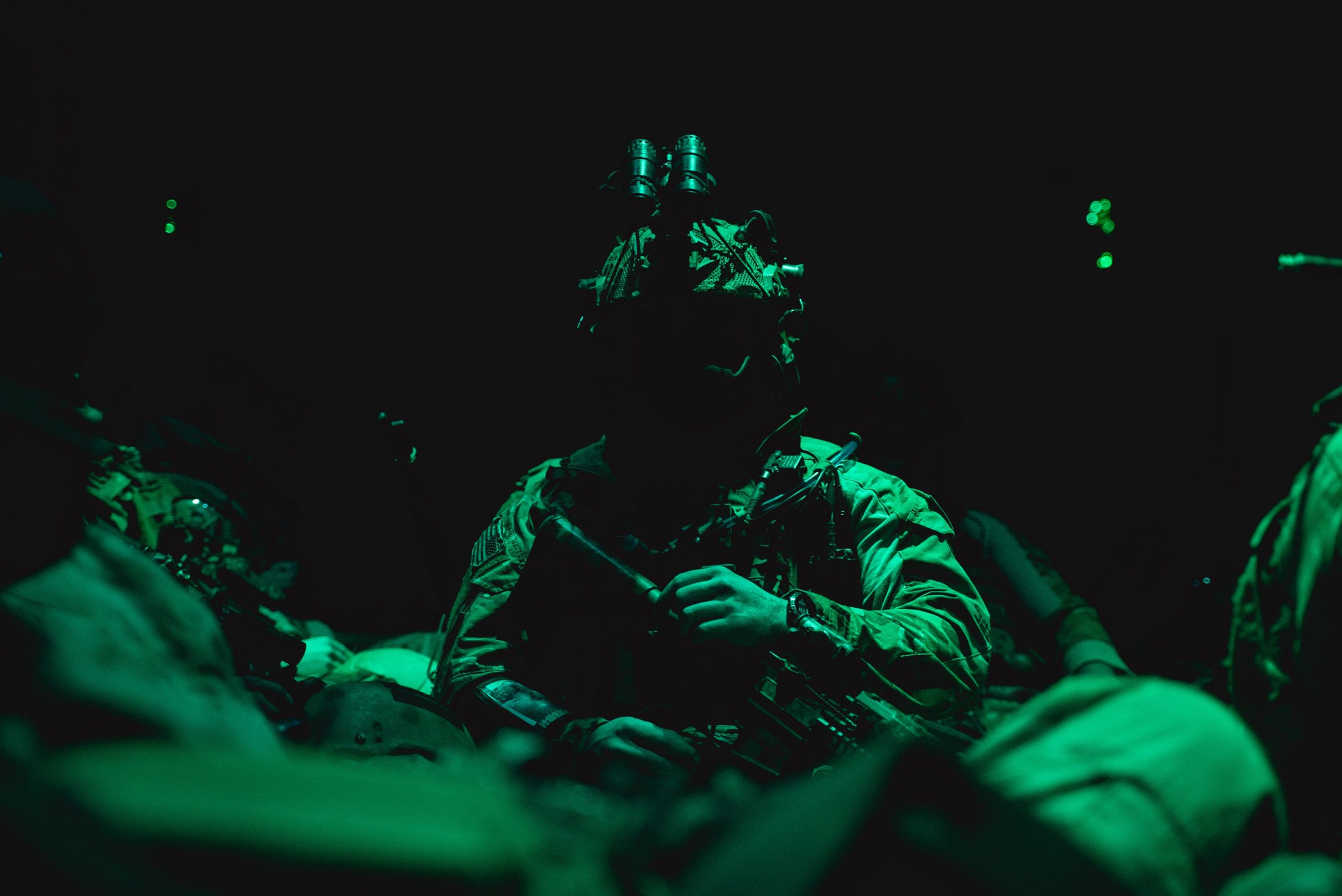 U.S. special operations service members conduct combat operations in support of Operation Resolute Support in Southeast Afghanistan, May 2019. RS is a NATO-led mission to train, advise, and assist the Afghan National Defense and Security Forces and institutions. (U.S. Army photo by Sgt. Jaerett Engeseth)