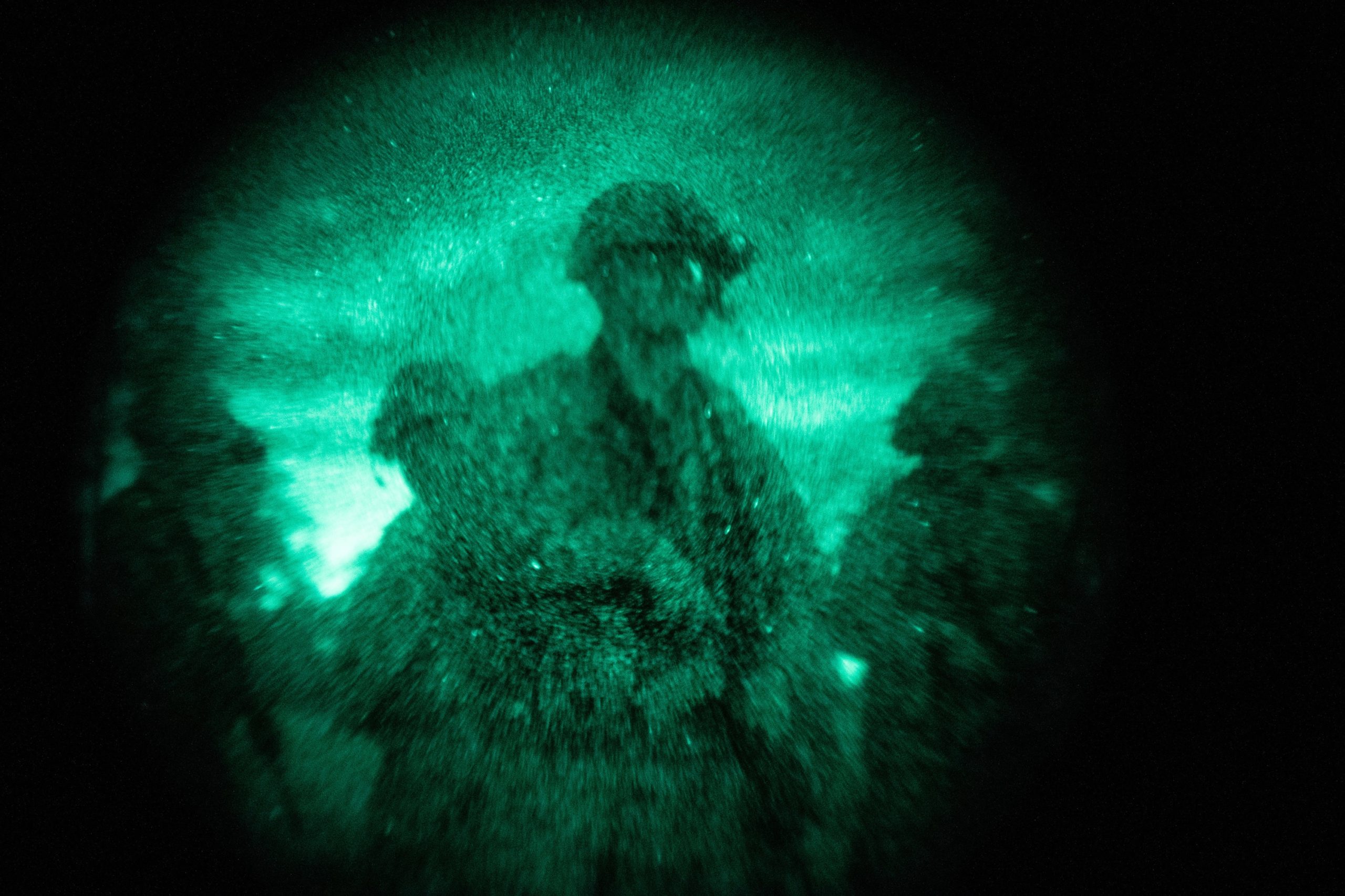 Marines attending the Special Operations Forces Fundamentals course, Marine Raider Training Center, execute a night ambush while patrolling at Marine Corps Base Camp Lejeune, N.C., Dec. 11, 2020. SOF Fundamentals is designed to equip high-performing Marines with additional skills and concepts required to be effective in special operations and provide combat support expertise in intelligence, fire support, communications, explosive ordinance disposal and canine operations as part of a Marine Special Operations Team. (U.S. Marine Corps photo by Cpl. Brennan Priest)