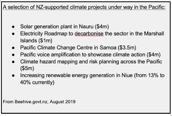NZ climate aid projects
